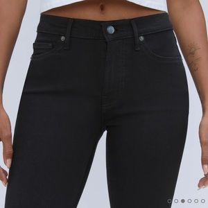 Everlane mid-rise skinny stretch black jeans in size 27 ankle length